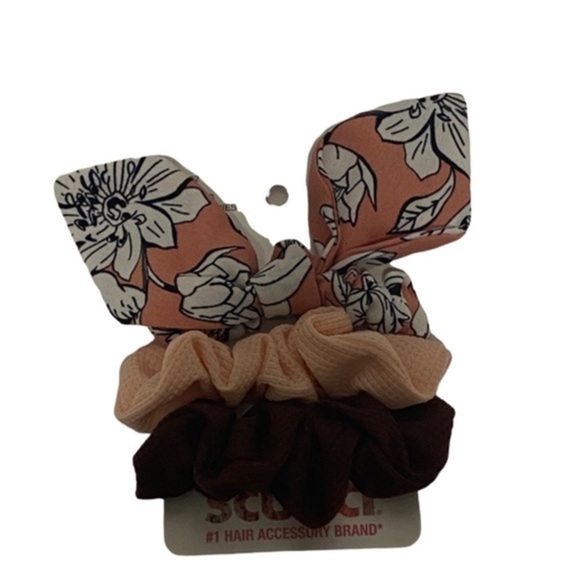 Scunci 3 pcs Scrunchies Ponytail Holder U Got This Multicolor 12502 - Picture 1 of 6
